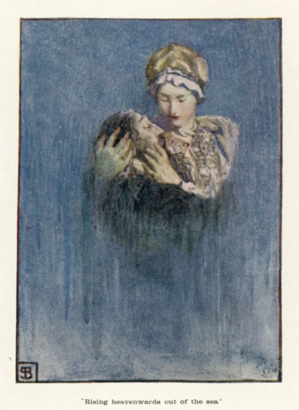 „Wznoszący się ku niebu z morza” autorstwa John Byam Liston Shaw