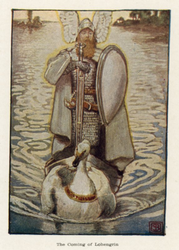 Nadejście Lohengrina autorstwa John Byam Liston Shaw