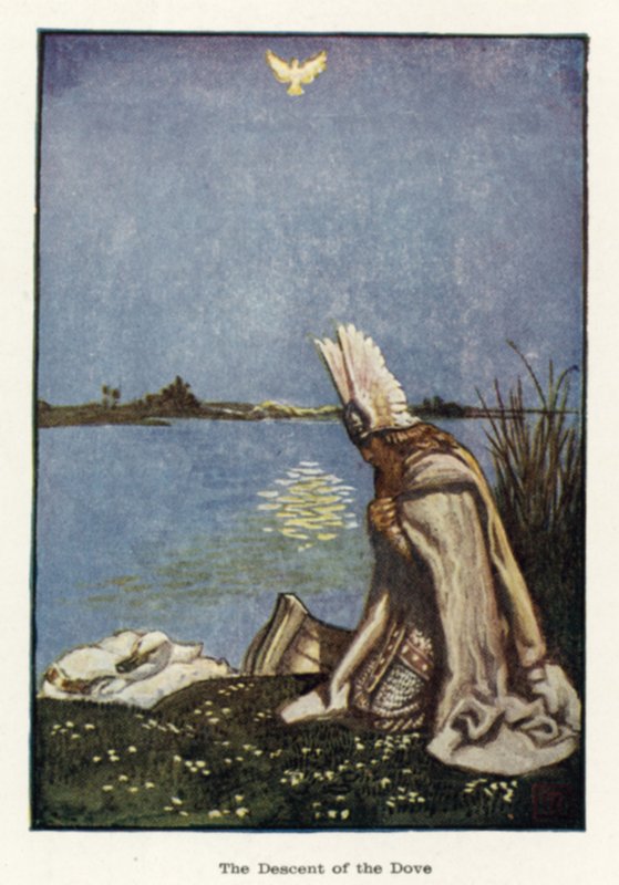 Zejście Gołębia autorstwa John Byam Liston Shaw