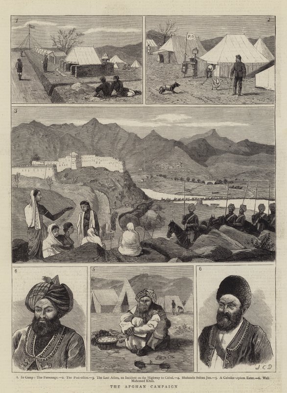 Kampania afgańska autorstwa John Charles Dollman