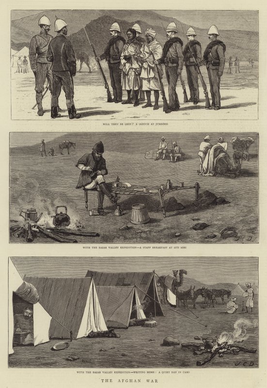 Wojna w Afganistanie autorstwa John Charles Dollman