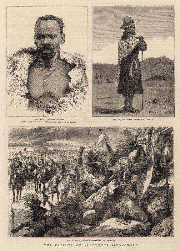 Zdobycie Twierdzy Sekukuni autorstwa John Charles Dollman
