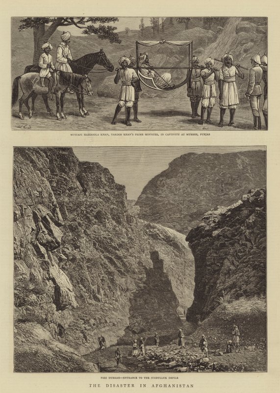 Katastrofa w Afganistanie autorstwa John Charles Dollman