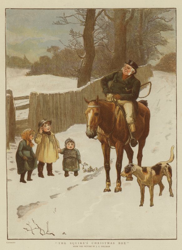 Świąteczne pudełko dziedzica autorstwa John Charles Dollman