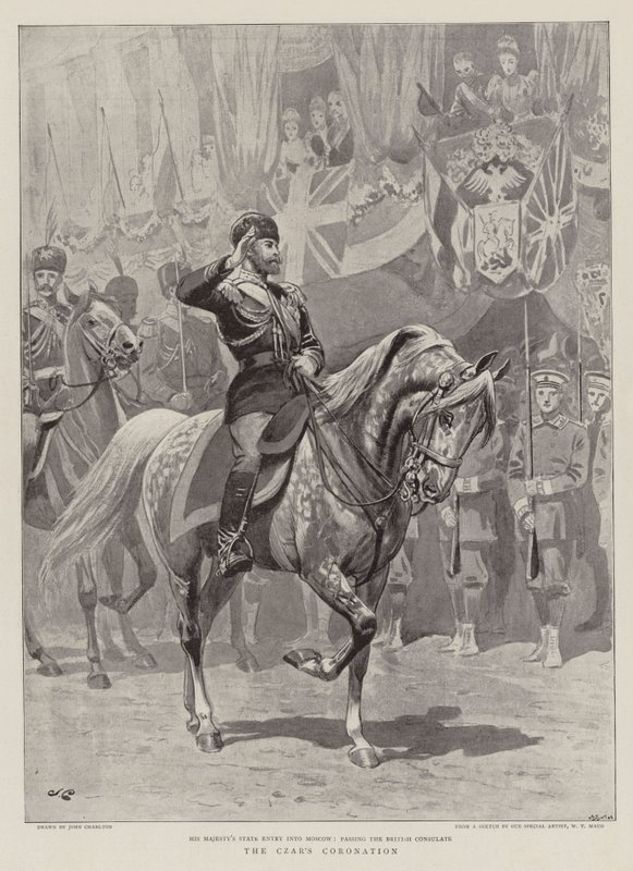 Koronacja cara autorstwa John Charlton
