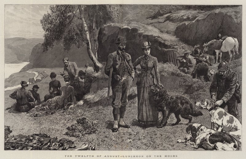 Dwunastego sierpnia, Śniadanie na Maurach autorstwa John Charlton