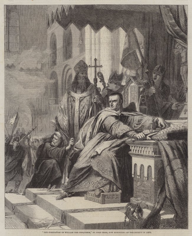 Koronacja Wilhelma Zdobywcy autorstwa John Cross