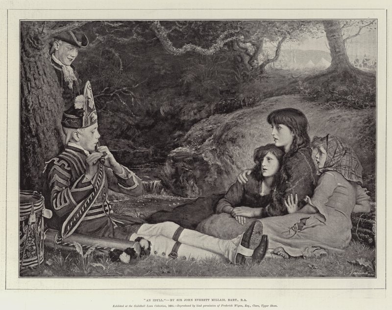 sielanka autorstwa John Everett Millais