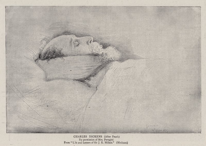 Karol Dickens autorstwa John Everett Millais