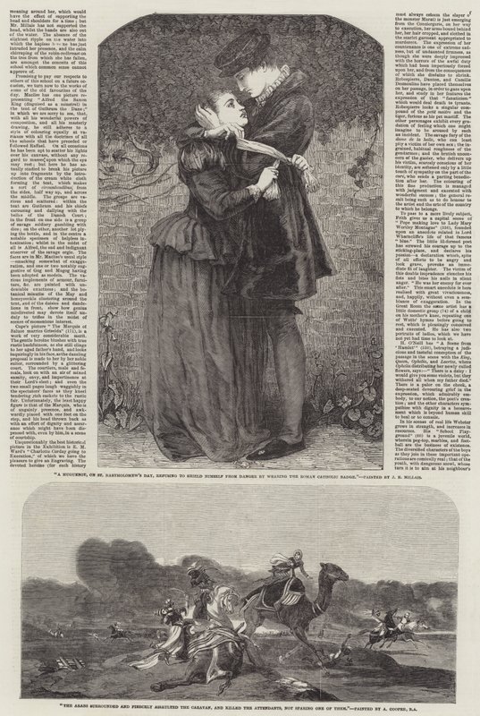 Wystawa Akademii Królewskiej autorstwa John Everett Millais