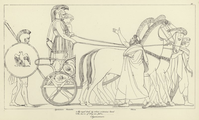 Agamemnon autorstwa John Flaxman