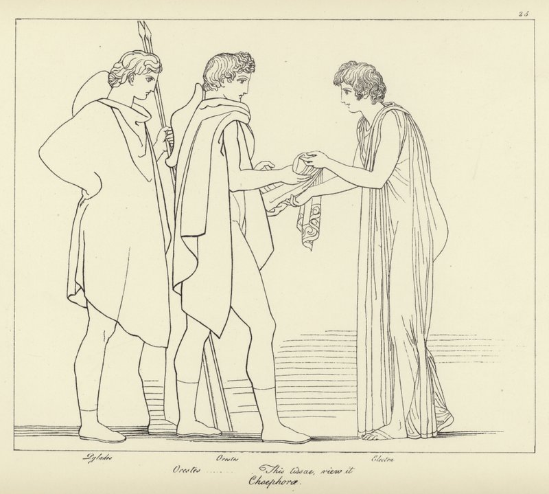 Orestes autorstwa John Flaxman