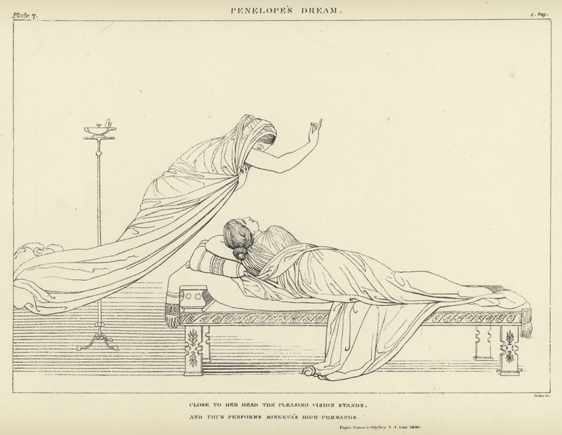 Sen Penelopy autorstwa John Flaxman