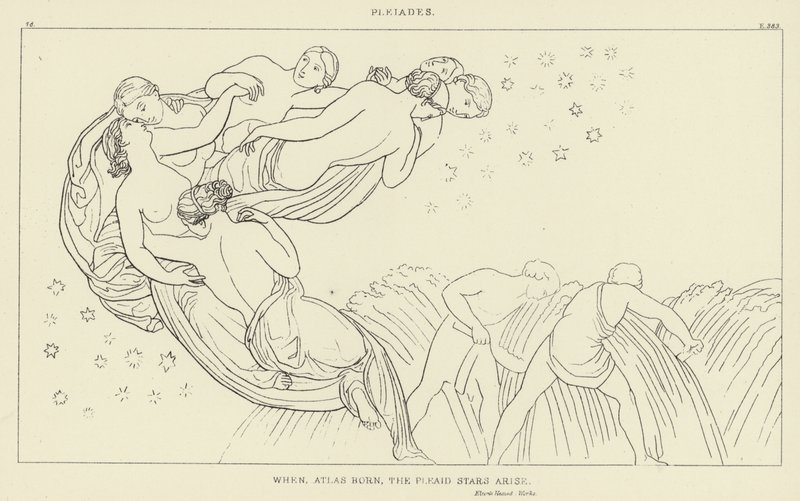 Plejady autorstwa John Flaxman