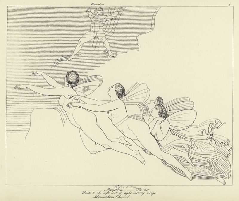 Prometeusz przykuty autorstwa John Flaxman