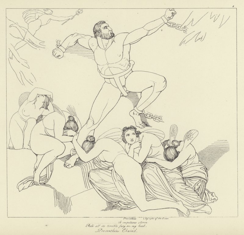 Prometeusz przykuty autorstwa John Flaxman