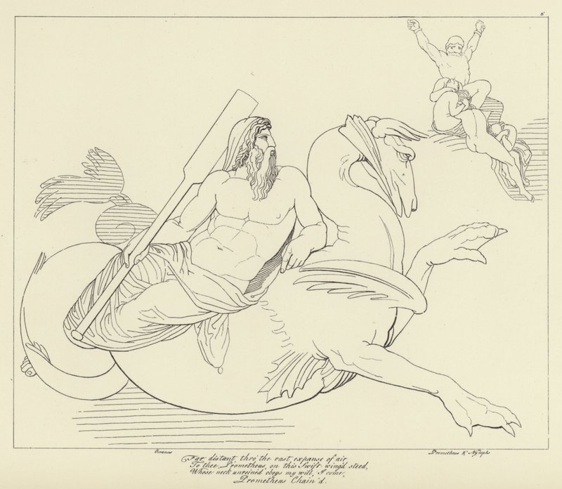 Prometeusz przykuty autorstwa John Flaxman