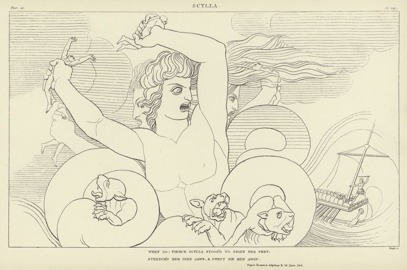 Scylla autorstwa John Flaxman