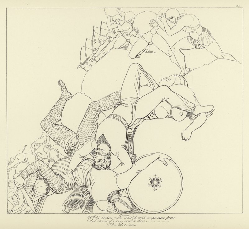 Persowie autorstwa John Flaxman