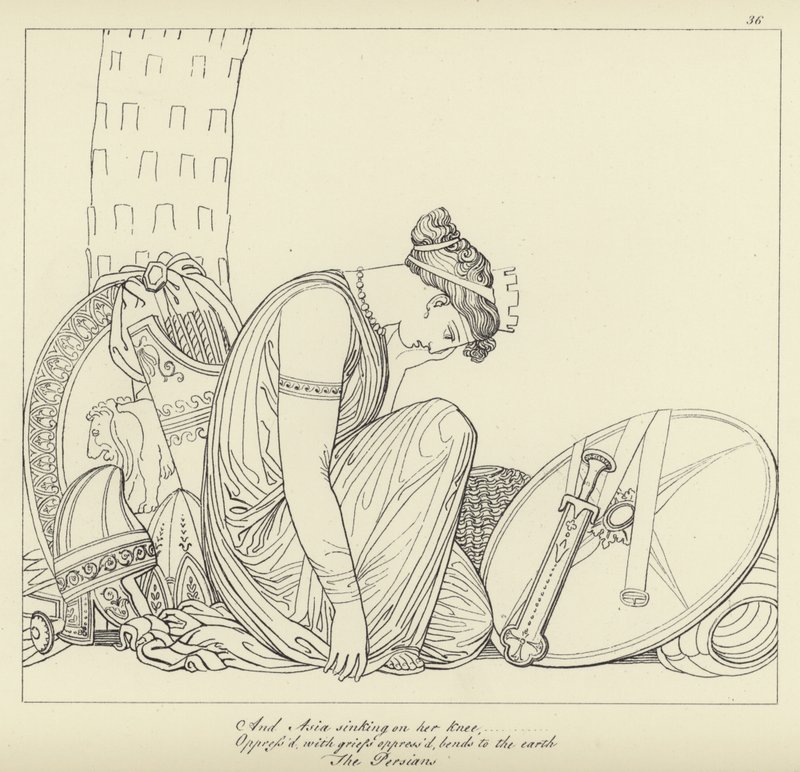 Persowie autorstwa John Flaxman