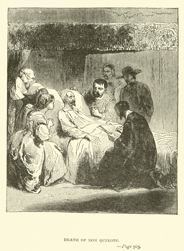 Śmierć Don Kichota autorstwa John Gilbert