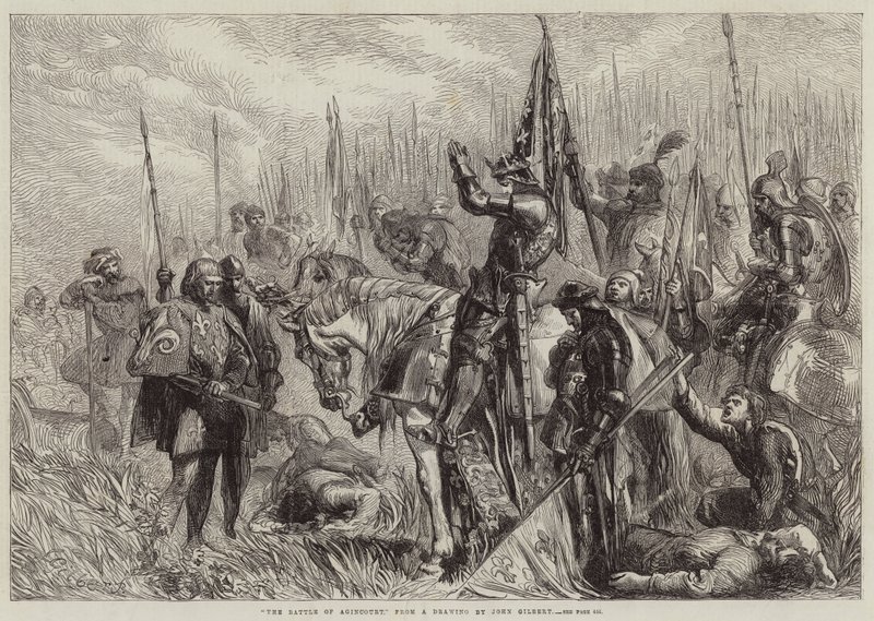 Bitwa pod Agincourt autorstwa John Gilbert