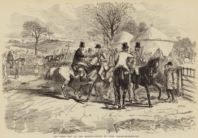 Pierwszy dzień sezonu autorstwa John Leech