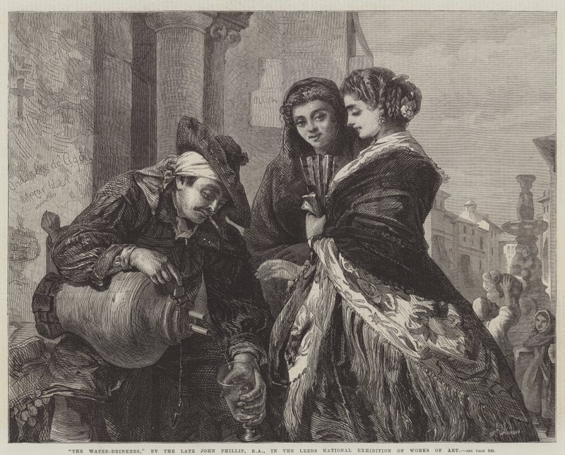 Pijący wodę autorstwa John Phillip