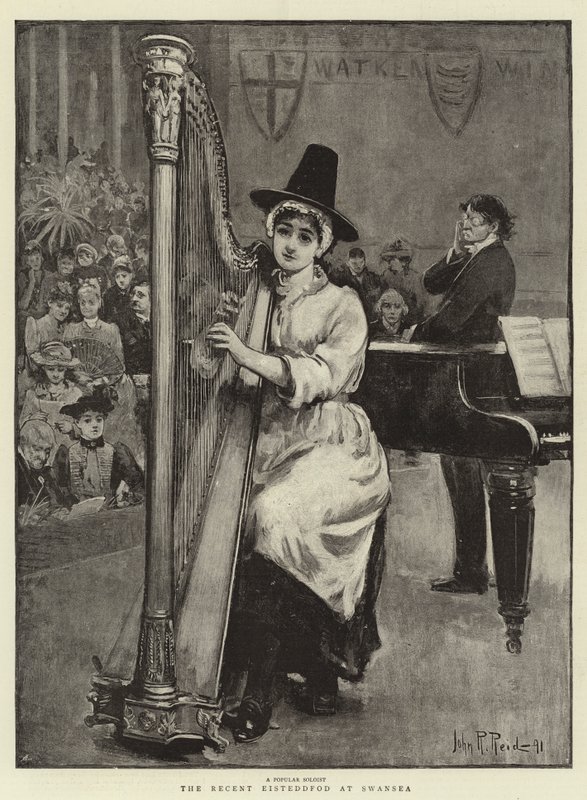 Ostatni Eisteddfod w Swansea autorstwa John Robertson Reid