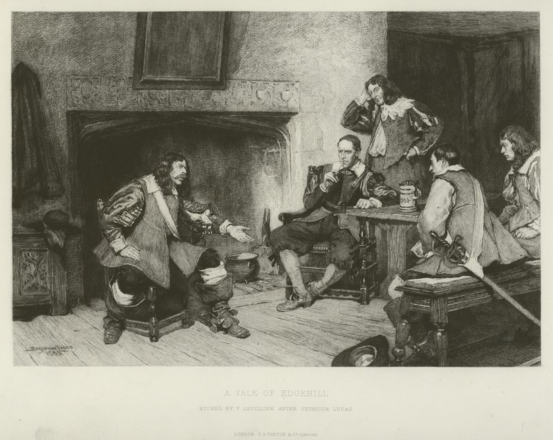 Opowieść o Edgehill autorstwa John Seymour Lucas