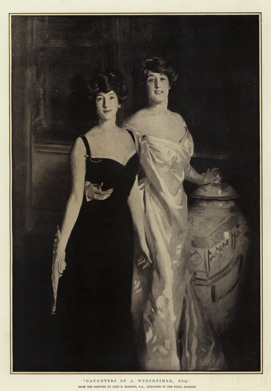 Córki Wertheimera, Esquire autorstwa John Singer Sargent
