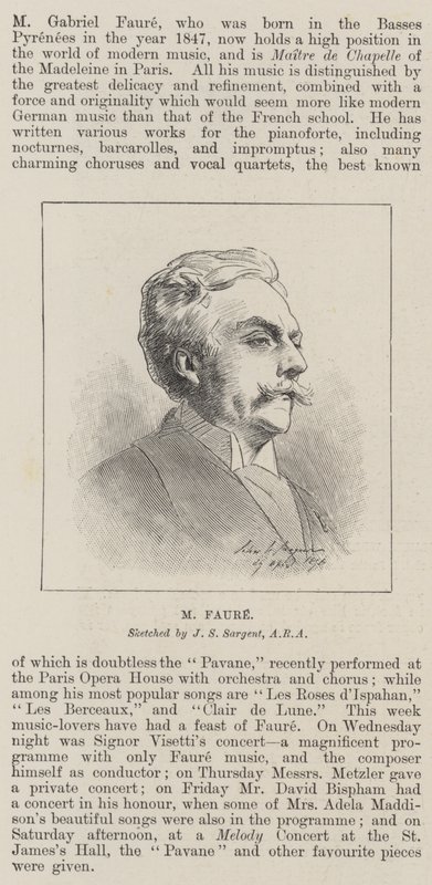 M Faure autorstwa John Singer Sargent