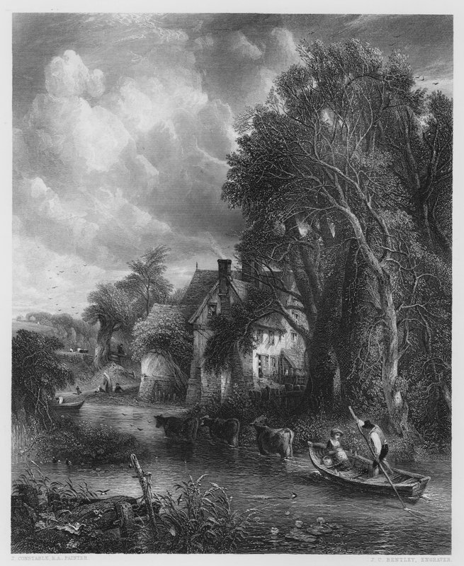 Farma w Dolinie, ze zdjęcia w Galerii Vernon (rycina) autorstwa John (after) Constable