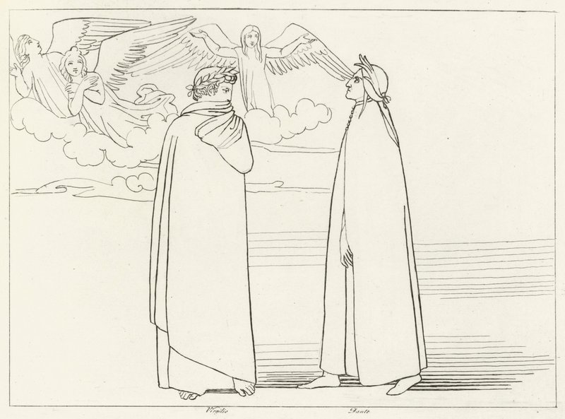 Chór, Czyściec, Canto 17 (rycina) autorstwa John (after) Flaxman