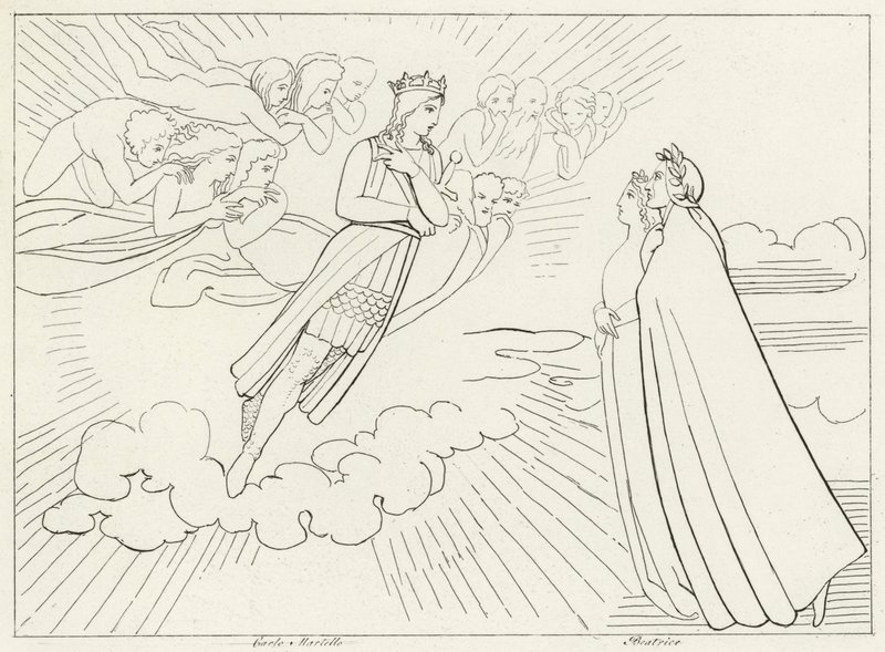 Planeta Wenus, Raj, Canto 8 (Grawerowanie) autorstwa John (after) Flaxman