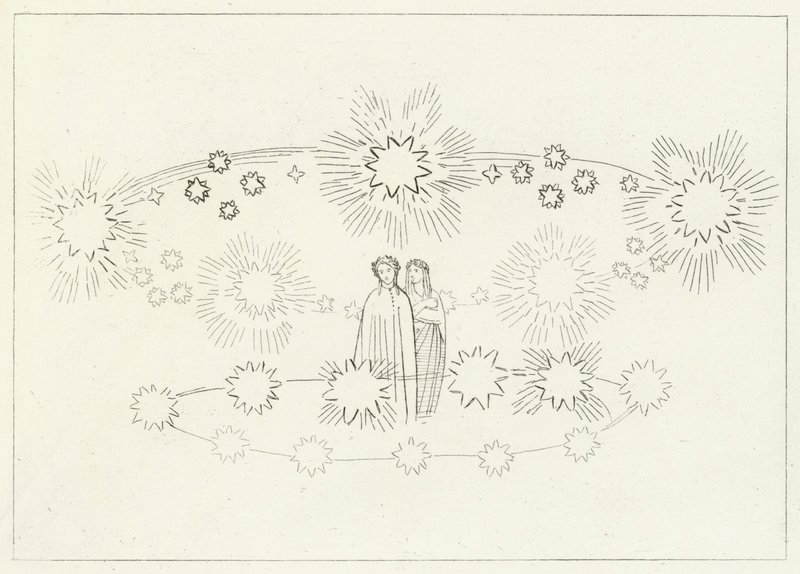Region Słońca, Raj, Canto 10 (grawerowanie) autorstwa John (after) Flaxman