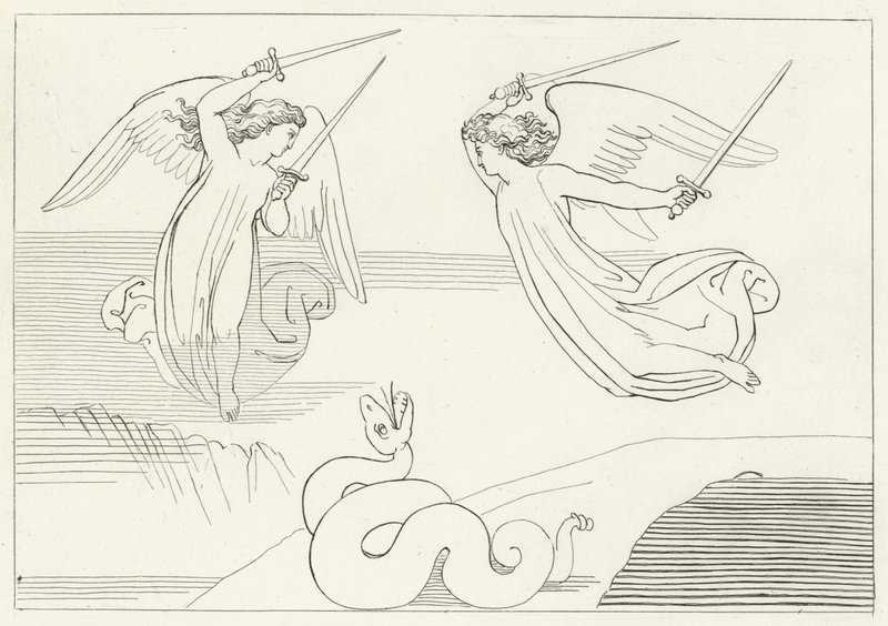 Dolina, czyściec, kanto 8 (rycina) autorstwa John (after) Flaxman