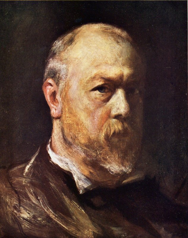 Portret Johna Pettie wykonany przez niego samego (kolorowa litografia) autorstwa John (after) Pettie