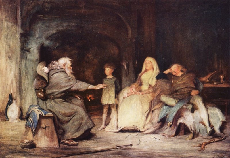 The Palmer (kolorowa litografia) autorstwa John (after) Pettie