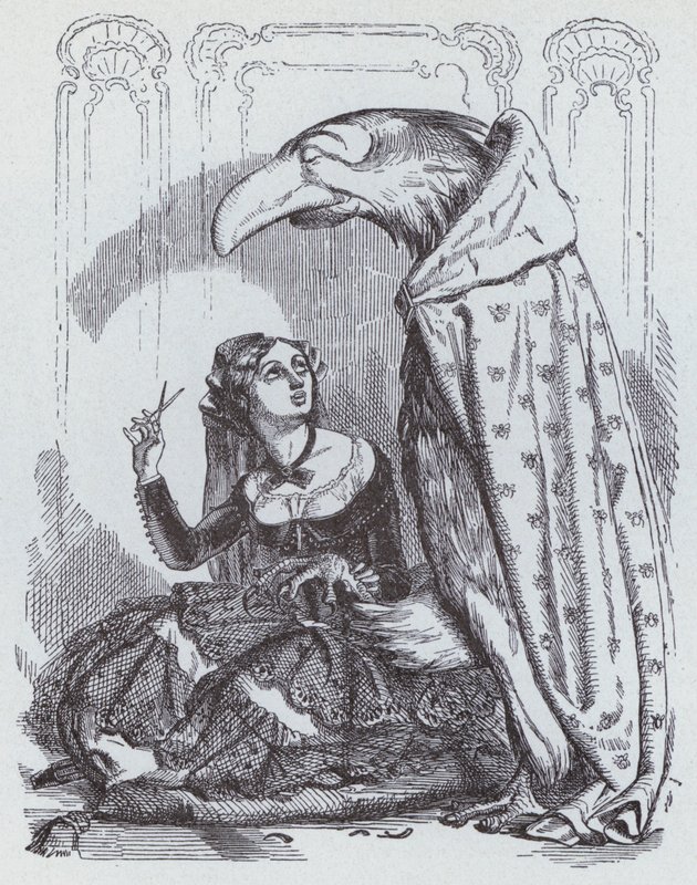 Zakochany orzeł (lito) autorstwa John (after) Tenniel
