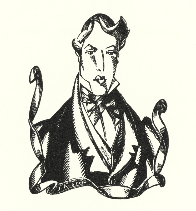 Finis ilustracja do Don Juana autorstwa Lorda Byrona (lito) autorstwa John Austen