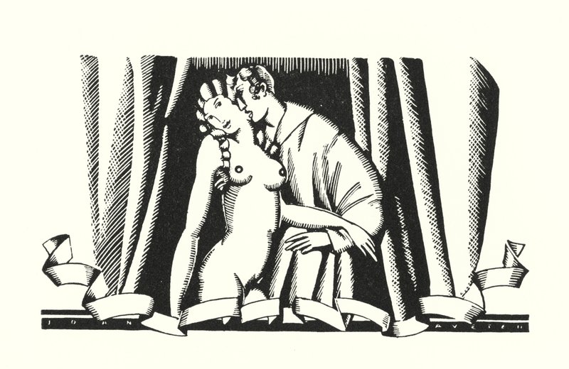 Ilustracja do Don Juana autorstwa Lorda Byrona (lito) autorstwa John Austen