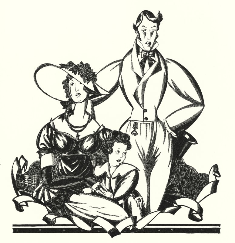 Ilustracja do Don Juana autorstwa Lorda Byrona (lito) autorstwa John Austen