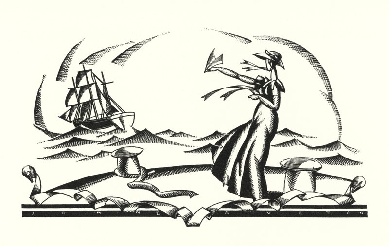 Ilustracja do Don Juana autorstwa Lorda Byrona (lito) autorstwa John Austen