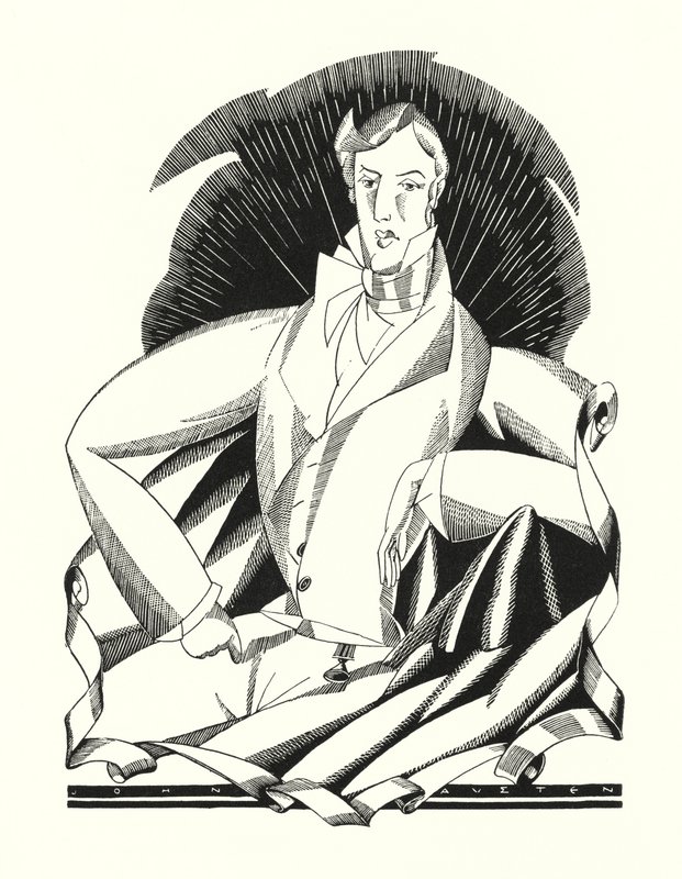 Ilustracja do Don Juana autorstwa Lorda Byrona (lito) autorstwa John Austen