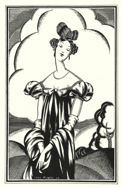 Ilustracja do Don Juana autorstwa Lorda Byrona: Aurora Raby, młoda gwiazda (lito) autorstwa John Austen