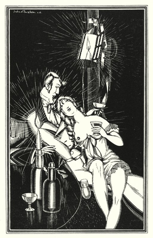 Ilustracja do Don Juana autorstwa Lorda Byrona: Ale Juan był całkiem „rosołem chłopca” (lito) autorstwa John Austen