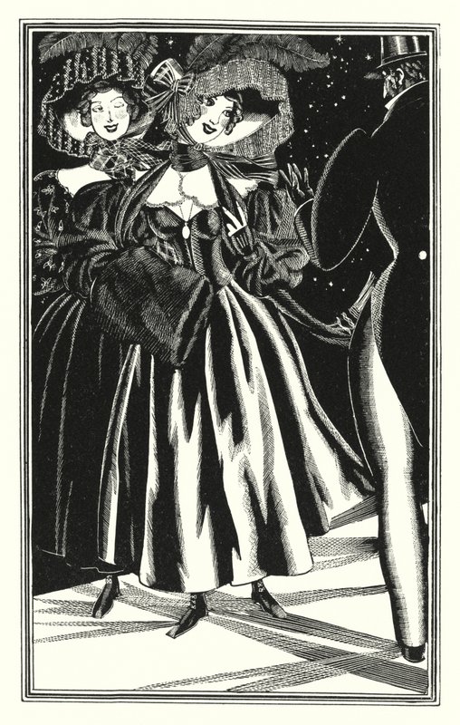 Ilustracja do Don Juana autorstwa Lorda Byrona: Piesi Pafianie, uprzejmi, ale niemoralni (lito) autorstwa John Austen