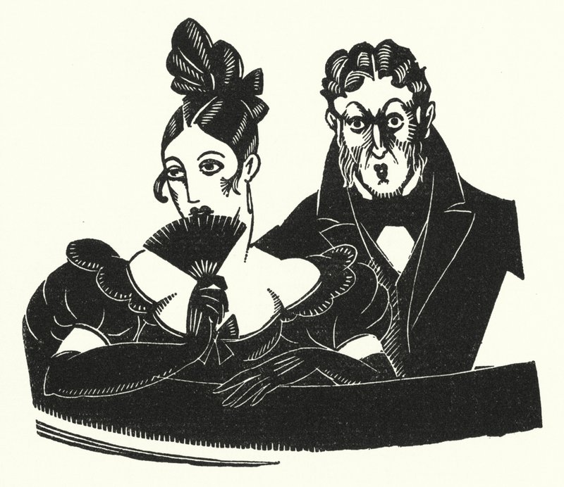 Ilustracja do Madame Bovary autorstwa Gustave