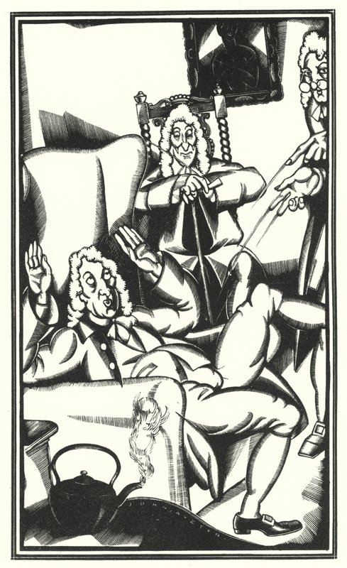 Ilustracja do Tristrama Shandy autorstwa Laurence